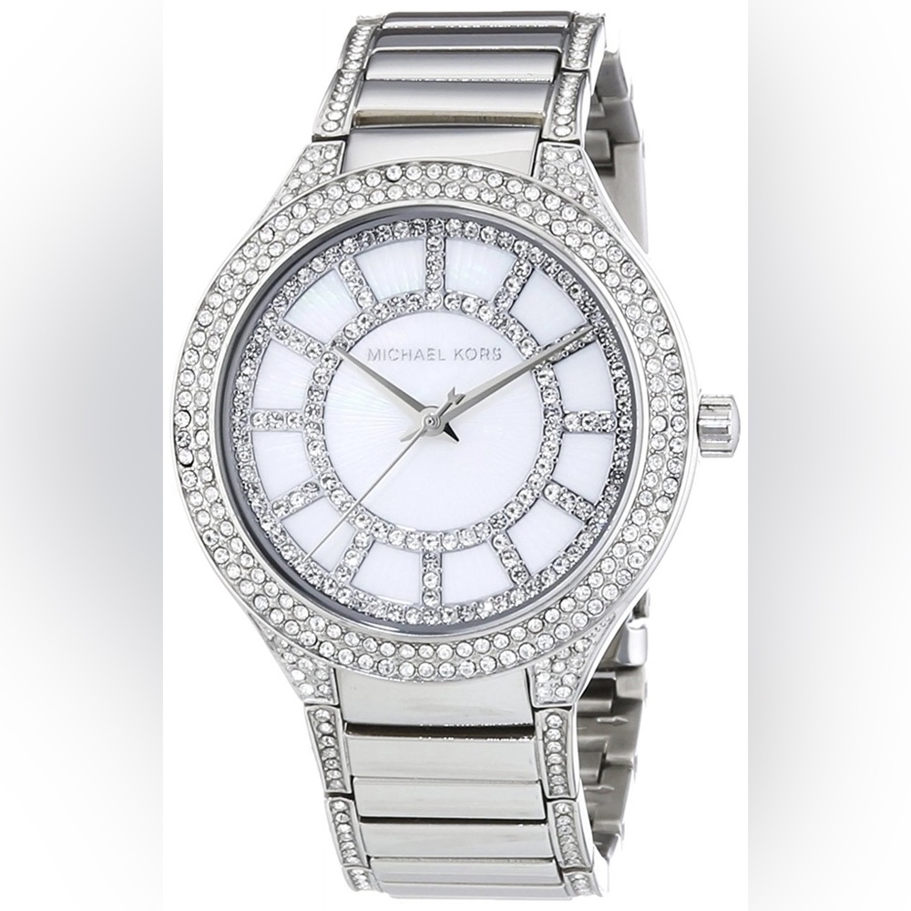 Michael Kors Women's MK3311 'Kerry' Crystal Stainless Steel Watch